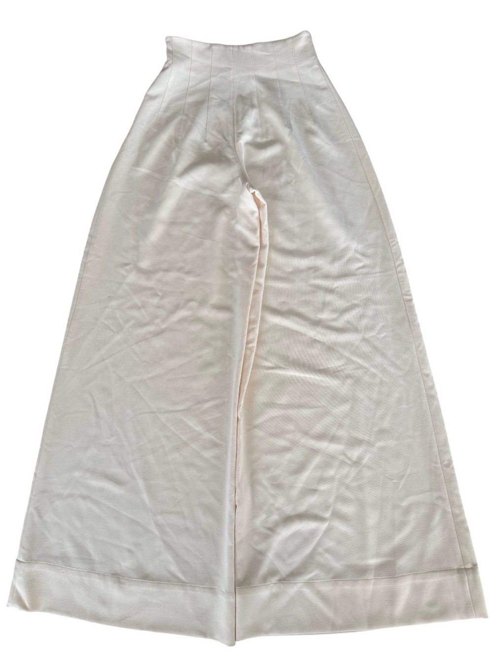 Staud Caleb Wide Leg Pants in Ecru - Picture 8 of 9